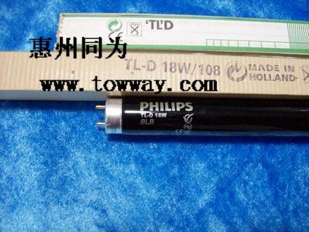 供应飞利浦工业检测紫光管 18W/08 18W/108 BLB F8T5